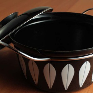 最低価格で販売  ヴィンテージ ★ロータスLotus両手鍋20㎝ブラック 調理器具